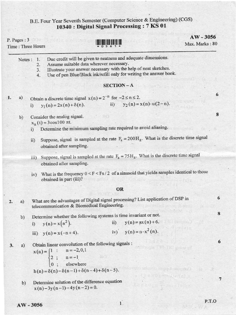 Digital Signal Processing PDF