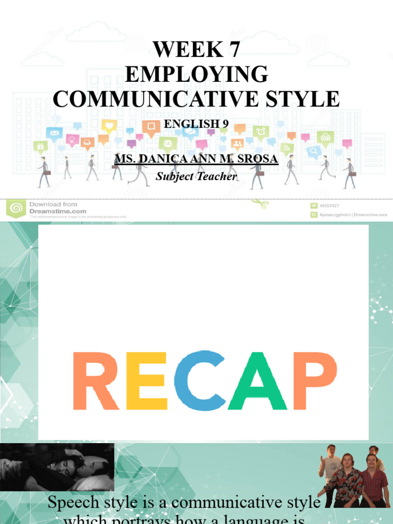Week 7 Part 2 Communicative Styles Pdf