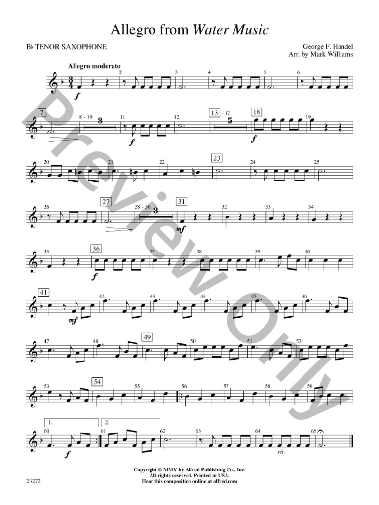 Tenor Sax | PDF