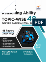 SSC Reasoning Topic-Wise 48 Sol - Disha Experts
