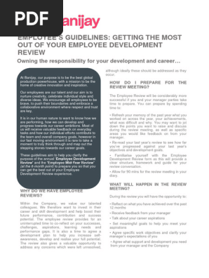Employee - Review Guidelines
