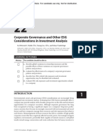 Cfa - 2020 - R22 - L2V3 - SS8 - Corporate Finance 2 - Corporate Governance and Esg