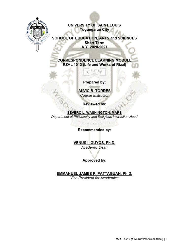 RZAL 1013 Module 6 | PDF | Social Science | History