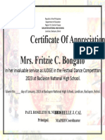 Certificate Judge Map Eh