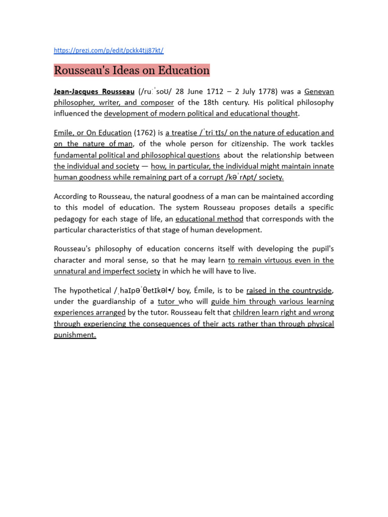 Rousseau's Ideas on Education.docx PDF