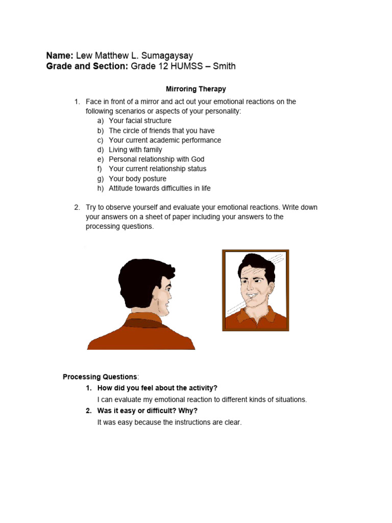 Mirroring Therapydocx PDF Free PDF Goal Psychology