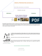 SOC1 - Tema 3.1 Hombre, Historia y Prehistoria Nos Acercamos A La Historia