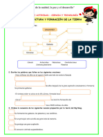 Ficha-Mart-Cyt-La Estructura y Formación de La Tierra