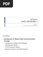 ECE541 Data Network 1: Communicating Over The Network