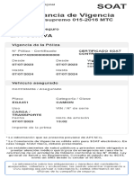 Certificado Soat Ega451