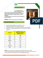 Ficha Tecnica de Tapacanto 3mm