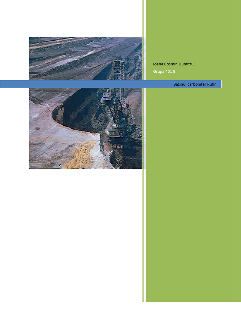 Bazinul Carbonifer Ruhr | PDF