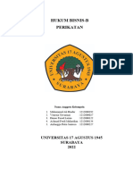 Hukum Bisnis-B Perikatan: Universitas 17 Agustus 1945 Surabaya 2022