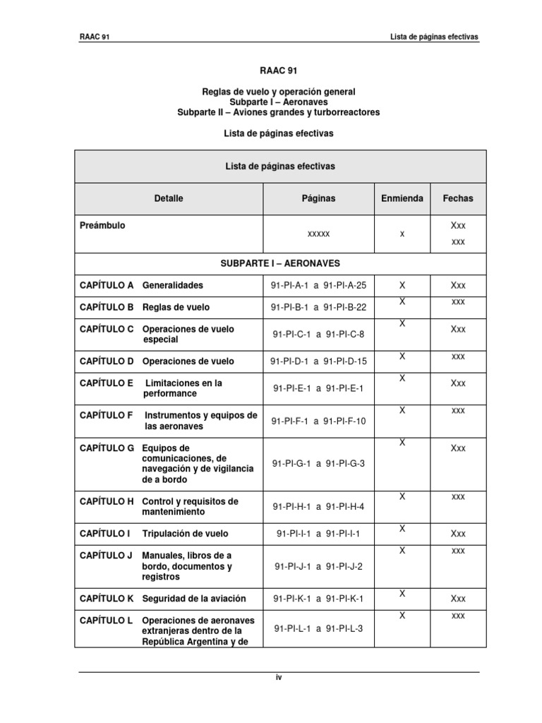 Parte 91 Subaprte1 | PDF | Aeropuerto | Reglas de vuelo por instrumentos