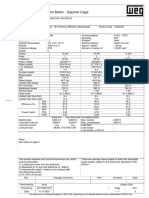 WEG 15kW 2P B3 IE3 WIMES Data Sheet