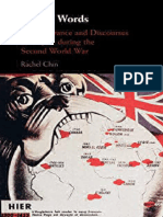 Chin - War of Words. Britain, France and Discourses of Empire During the Second World War (2022)