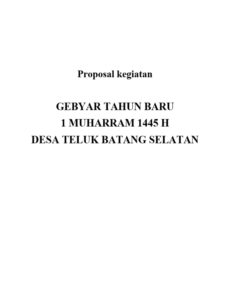 Budget Proposal Template Tbs Schedule