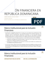 Inclusion Financiera BCRD