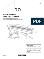 Manual Casio Privia PX-100 (Español - 31 Páginas)