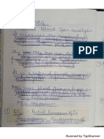 Arterial Blood Gas analysis