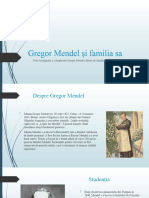 Gregor Mendel Și Familia Sa