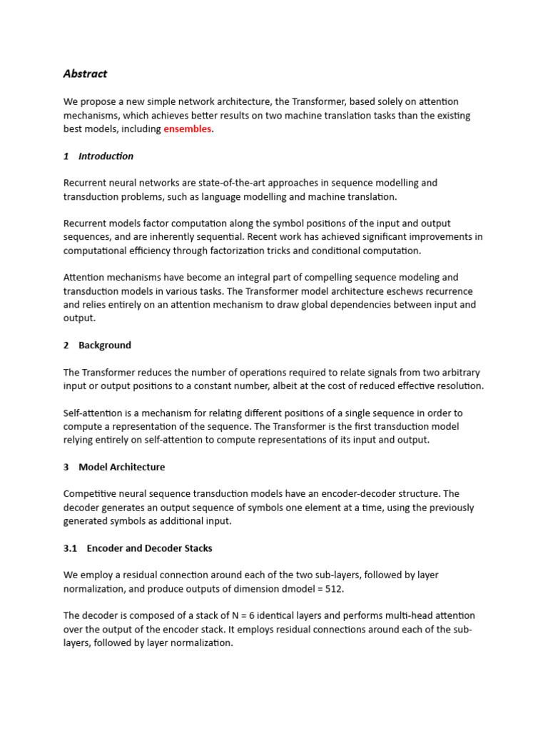 Attention Is All You Need | PDF