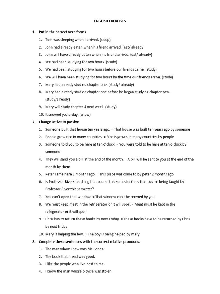 Answers for english exercise 1141 pdf languages foreign language