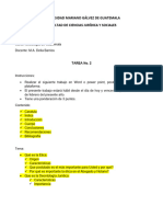 Tarea No 2 Sociología de Guatemala