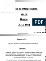 Interpretacion API 1104
