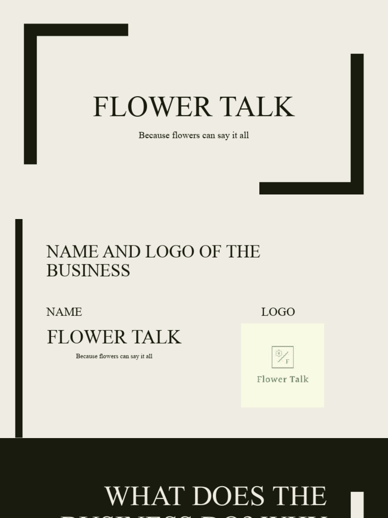 Flower Talk PDF