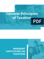 General Principles of Taxation (Cont'd)