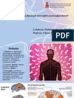 Tema: Anatomia Şi Fiziologia Nocicepţiei Şi Percepţiei Durerii