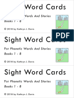 Large Sight Word Cards 2018 - 2