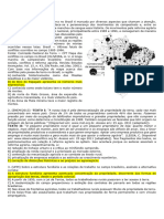 Atividade Semanal - Sociologia 1EM 3bim - Com Gabarito