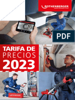 Tarifa Precios Rothenberger 2023