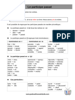 Le Participe Passé Des Verbes Irréguliers