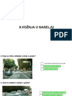 Test - Vožnja U Naselju