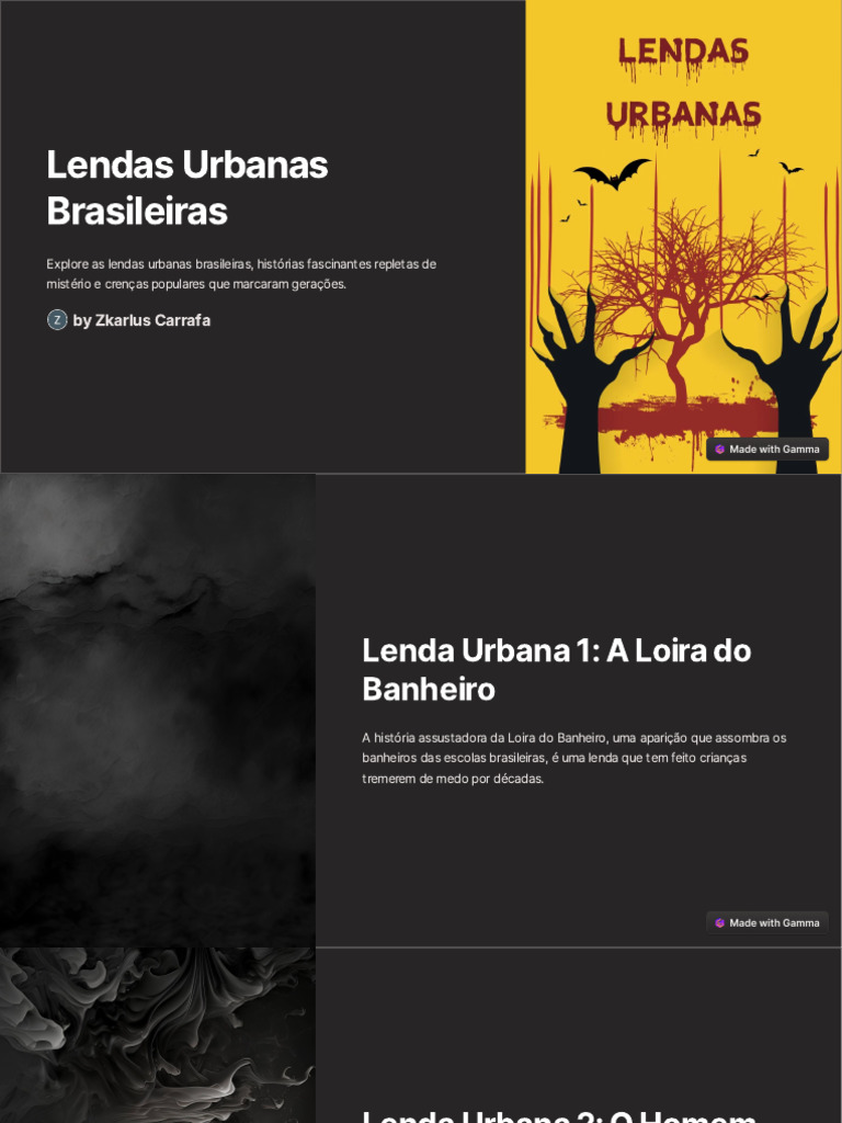 Lendas-Urbanas-Brasileiras | PDF