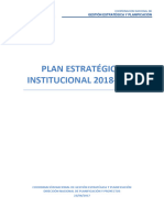 Plan Estrategico 2018-2021
