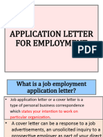 Application Letter