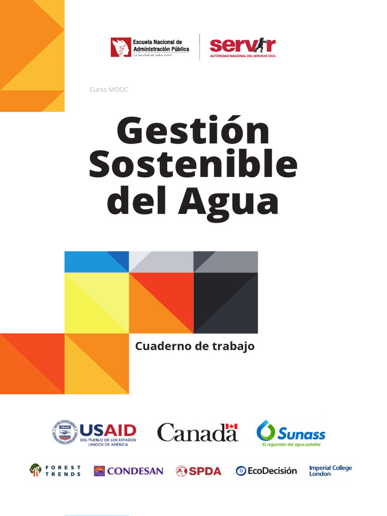 MOOC Gestión Sostenible Del Agua - Módulo 1 | PDF | Agua | Recursos ...