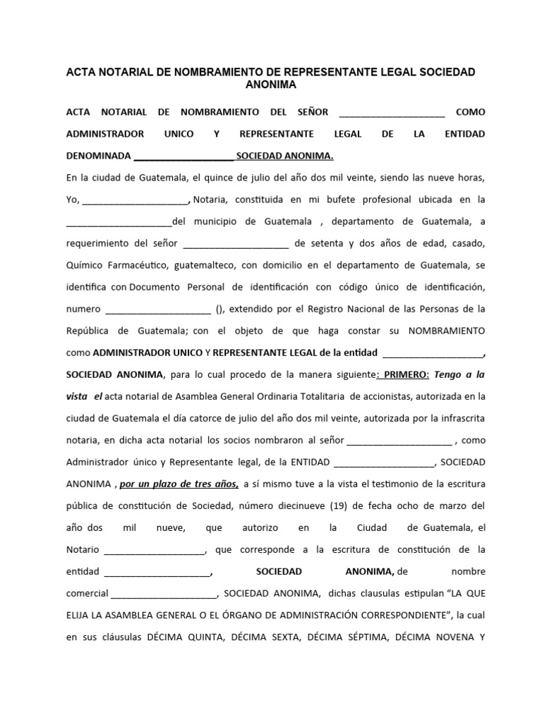 Ejemplo De Acta Notarial En Mexico Ejemplo De Metafora