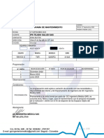 Cronograma de Mantenimiento TXR Tejido Salud