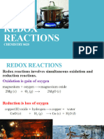 REDOX REACTIONS - Chemistry