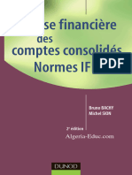 Analyse Financière Des Comptes Consolidés Normes IFRS
