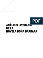 Analisis Literario Novela Dona Barbara