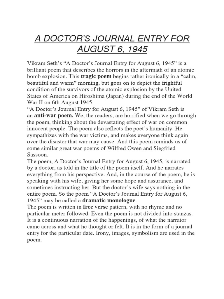 A Doctor | PDF | Poetry