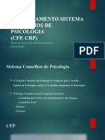 Funcionamento Sistema Conselhos (CFP, CRP)