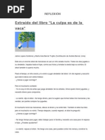 RESUMEN de LA OBRA La Culpa Es de La Vaca