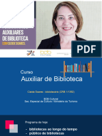 01 - Primeiro Dia - Curso Auxiliar de Biblioteca - Cleide Soares - Junho 2022